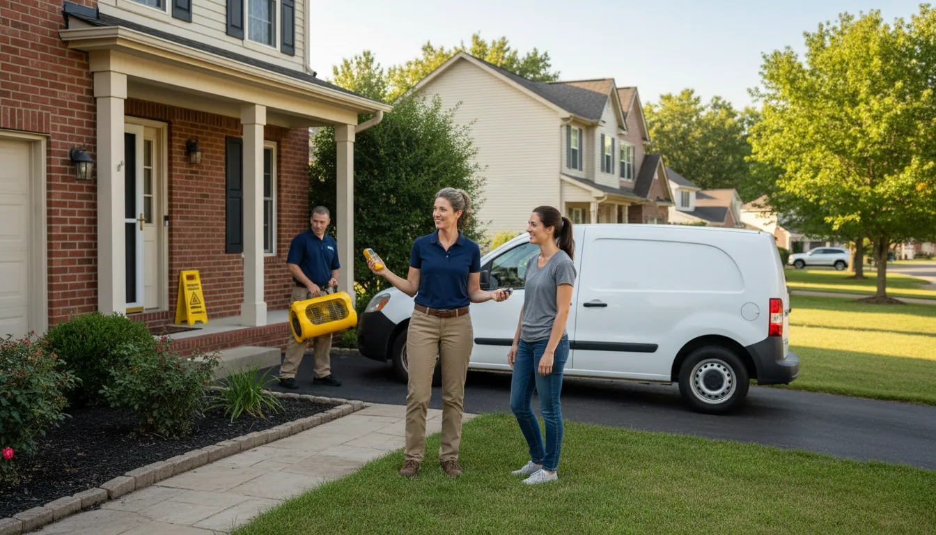 Residential water damage restoration in Salvo, NC